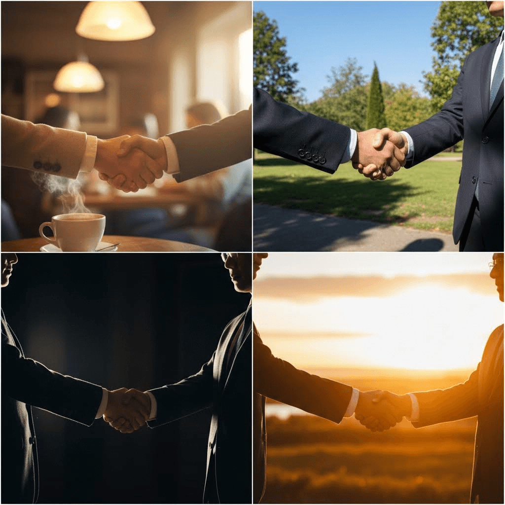 Video Effects for Handshake Scenes